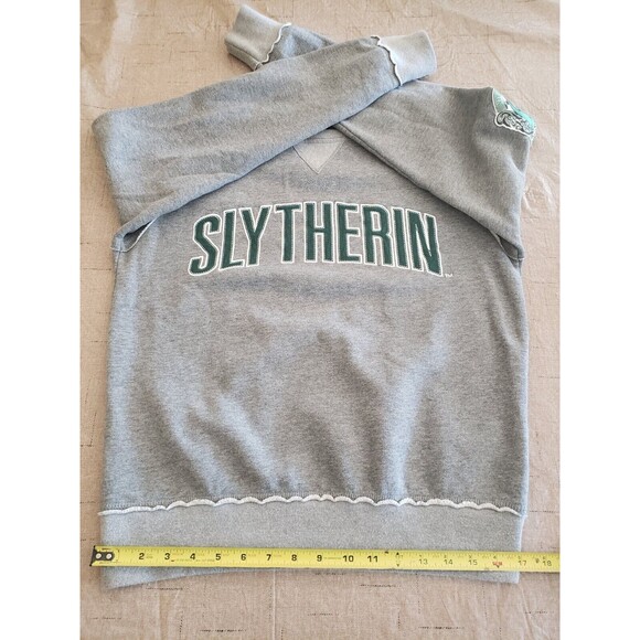 Wizarding World of Harry Potter Womens Small Gray Slytherin Sweatshirt Universal - Picture 15 of 16